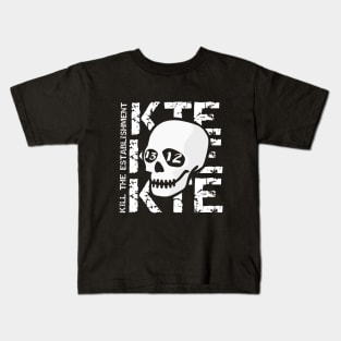 KTE Kill The Establishment logo Kids T-Shirt
